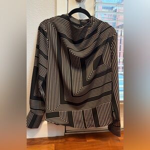 H&M Monochrome Striped Top